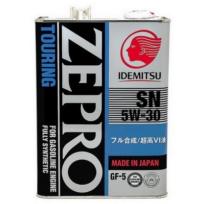 Моторное масло Idemitsu Zepro Touring 5W-30 SN/GF-5, 4л