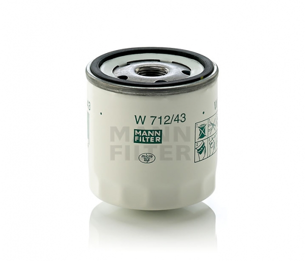 Фильтр масляный MANN W712/43 FORD/VOLVO/MAZDA