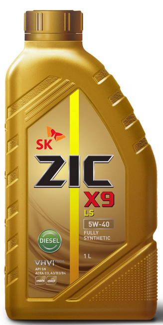 Моторное масло ZIC X9 LS DIESEL 5W-40 (Германия), 1л