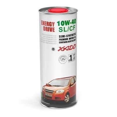 Моторное масло XADO Atomic Oil Energy Drive 10W-40 SL/CF, 1л