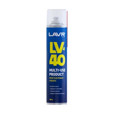 LAVR Многоцелевая смазка LV-40 (400мл) (аэрозоль)